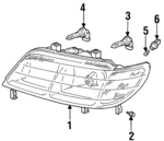 33101SY8A01 - : Lens &amp; Housing for Acura Image