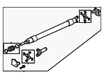 PC3Z4602K - Suspension: Drive Shaft for Ford Image