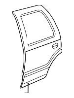 89025263 - Body: Door Shell for Saab: 9-7x Image