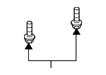 N10596302 - Body: Sun Visor Holder Screw for Porsche Image
