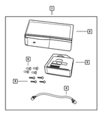 82207521 - Mopar Accessories - Component Parts: Cd Changer - 10 Disc Player Kit for Mopar Image