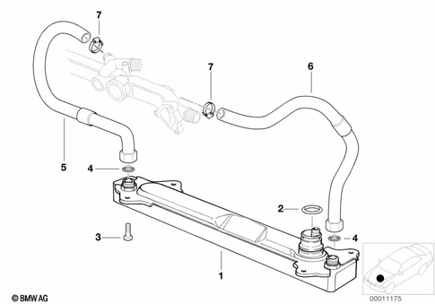 Radiator for 1992 BMW 740i #2