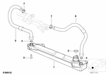 17221723916 - Radiator: Oil Cooler for BMW: 540i, 740i, 740iL Image image