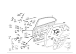 2117301637 - : Hinge for Mercedes-Benz Image