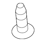 MR478263 - : Lift-Gate Trim Scuff Plate Grommet for Mitsubishi: Eclipse, Eclipse Cross, Endeavor, Outlander PHEV, Outlander Sport Image