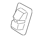 CJ5Z78624A08AB - Body: Bezel for Lincoln: MKC Image