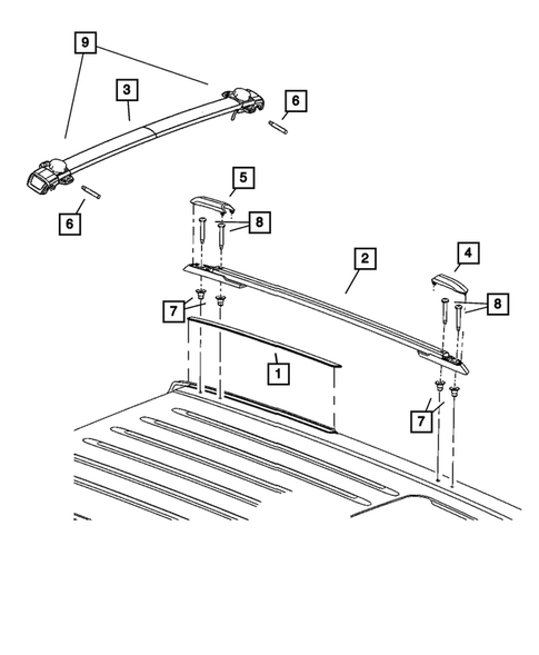 Sport Bar or Luggage Rack for 2009 Jeep Grand Cherokee #0