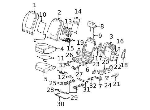 Power Seats for 2007 Chevrolet Malibu #0