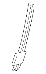 GNA3020AA - : Guide Channel for Jaguar: Vanden Plas, XJ12, XJ6, XJ8, XJR Image