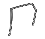 GNA2291AF - : Glass Run for Jaguar: Vanden Plas, XJ12, XJ6, XJ8, XJR Image