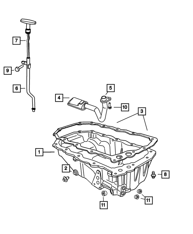 « 6101451 – 2.4L Turbo Gas; Engine : Tête Hexagonale Boulon Et Rondelle, Montage pour Mopar Image »