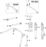 4633241000 - Suspension: Coil Spring for Mercedes-Benz Image