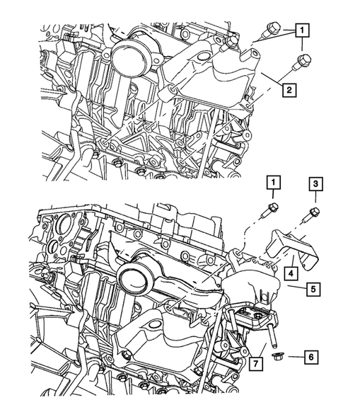 Engine Mounting for 2010 Dodge Challenger #1