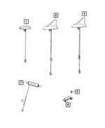 5NU67FFBAC - : Antenna Body And Cable for Mopar Image