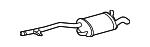 1744050900 - Exhaust: Muffler &amp; Pipe for Lexus Image