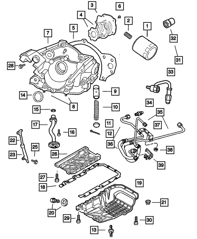68148873AA - : Oil Pump Rotor Set for Mopar Image