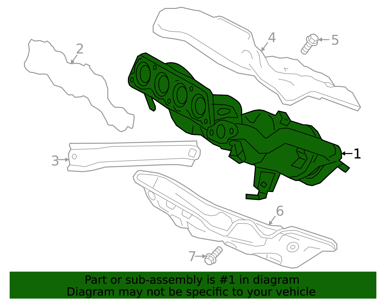 17141-25650 - Exhaust Manifold 2023-2025 Toyota | Toyota San Diego Parts