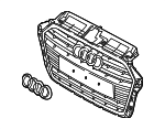 8V5853651TFUH - Body: Center Grille for Audi Image