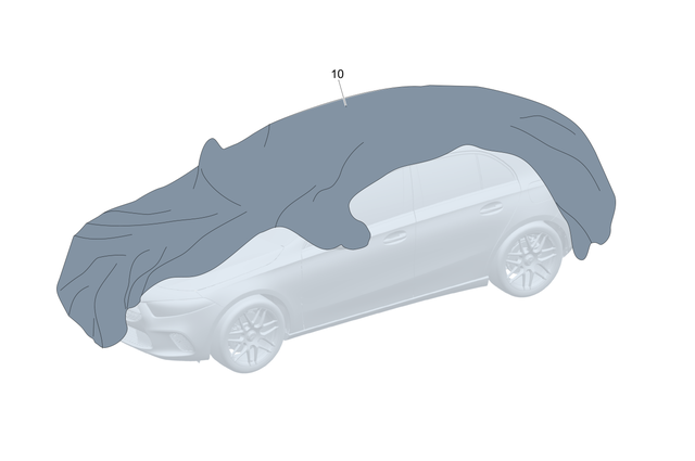 177899040064 - Tarp: Covering Tarp for Mercedes-Benz Image
