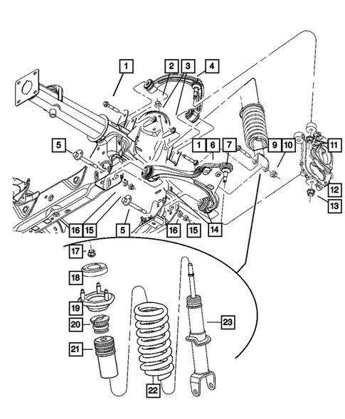 Front Suspension for 2005 Dodge Dakota #0