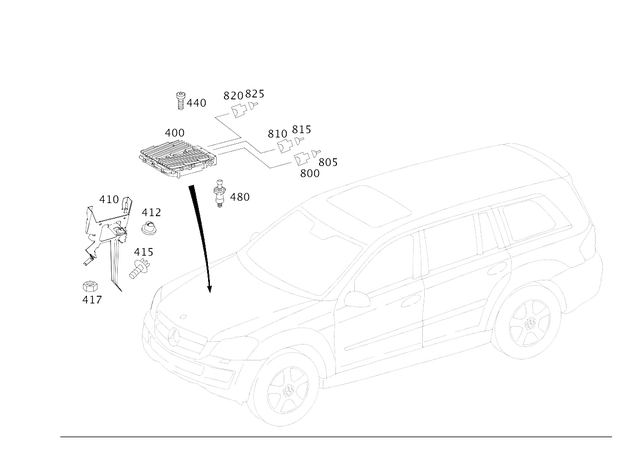 2731535479 - Electrical Equipment and Instruments: Control Unit for Mercedes-Benz Image image