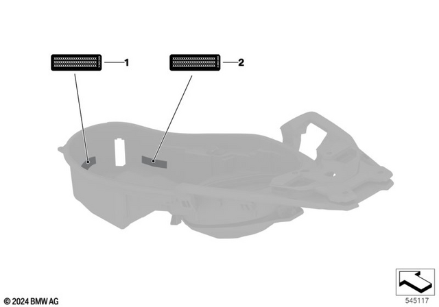 71245B61895 - Parts and Accessories for Engine / Chassis: Instruction Notice, Payload - Usa for BMW-Motorrad Image image