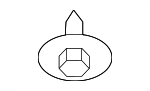 7149481168 - Body: Bumper Cover Screw for BMW Image