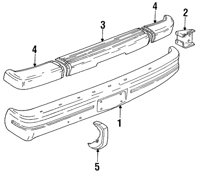 52006683 - Body: Front Bumper for Mopar Image