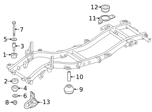Frame & Components for 2010 Mercedes-Benz G55 AMG #0