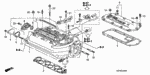 17112RCAA00 - Engine: SEAL, BORE PLATE for Acura Image
