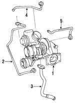 1378396 - : Coolant Hose for Volvo: 740, 760 Image