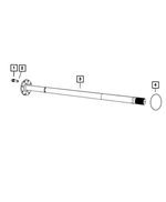 68455377AA - Differential and Drive Line: Bolt for Mopar Image