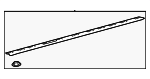 7585102150 - Body: Rocker Molding for Toyota: Corolla Image