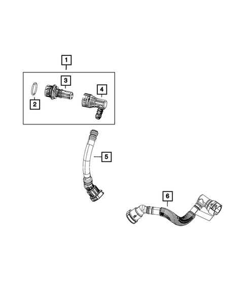 Crankcase Ventilation for 2022 Dodge Charger #1
