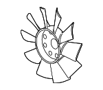 25708390 - Cooling System: Fan Blade for Cadillac: CTS, SRX, STS Image