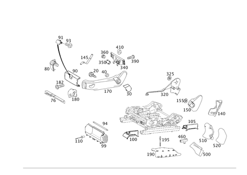 Covers and Bracket for Fire Extinguisher for 2009 Mercedes-Benz E320 #0