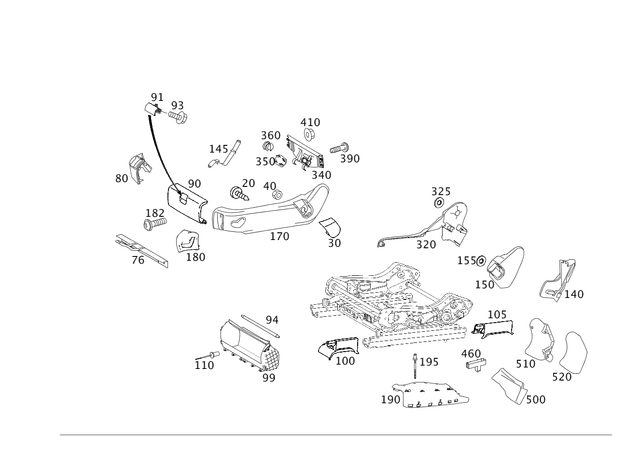 949908602 - Driver Seat: Tapping Screw for Mercedes-Benz Image image