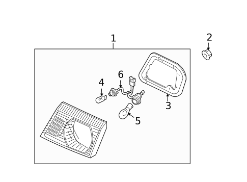 Tail Lamps for 2005 Kia Optima #0