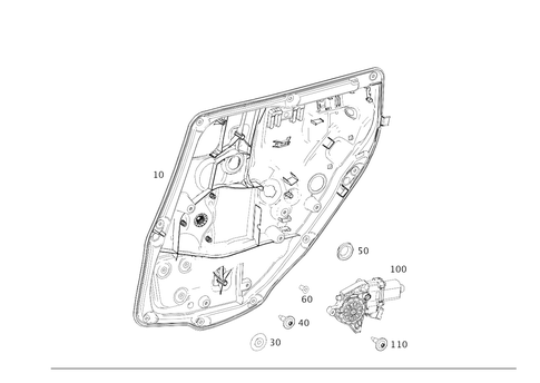 Window Regulator for 2020 Mercedes-Benz S63 AMG #0