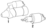 AW336185 - Electrical: Starter Solenoid for Mitsubishi: Diamante Image