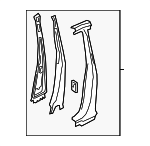 8W6810074A - Body: Center Pillar Reinforced for Audi: A5 Quattro, RS5, S5 Image