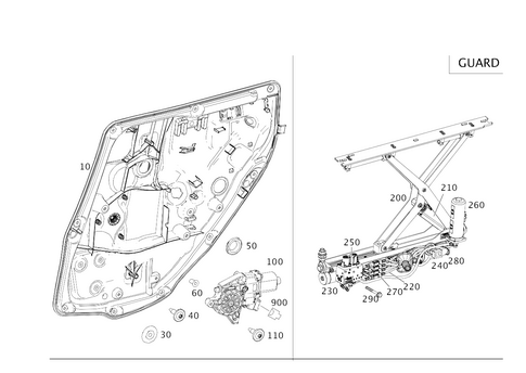 Window Regulator for 2017 Mercedes-Benz S550e #0