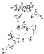 52007820AB - Brakes: Hydraulic Control Unit Grommet for Mopar Image