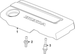 900516MAJ00 - Engine: Engine Cover Bolt for Honda: Accord, Civic, CR-V Image