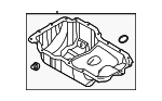 215102M000 - Engine: Oil Pan for Hyundai: Accent, Venue Image