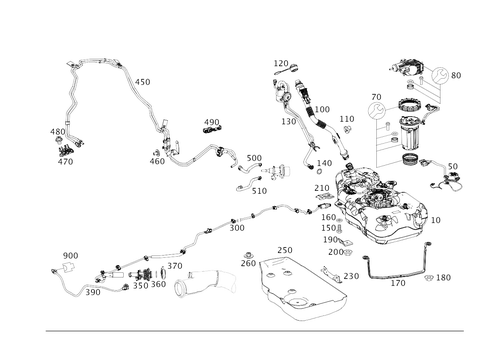 AdBlueÄ‚Â‚Ä¹Ë Container and Lines for 2016 Mercedes-Benz GL350 #0