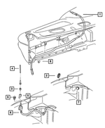 56043039AB - Instrument Panel and Radios and Consoles: Antenna Cable for Mopar Image