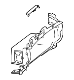 2166802691 - Body: Glove Box for Mercedes-Benz Image