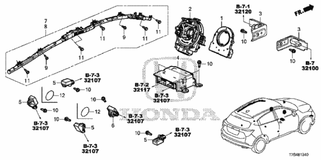 SRS Unit for 2019 Honda HR-V #0