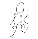 72067AA010 - Body: Lock Lever for Toyota: Camry, Solara Image